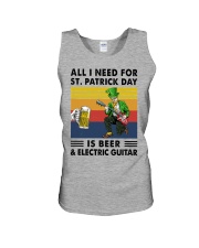 all i need electric guitar st patrick Unisex Tank tile