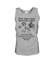 piano once upon Unisex Tank tile