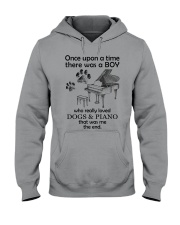 piano once upon Hooded Sweatshirt front