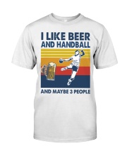 Handball I Like Beer Premium Fit Mens Tee tile