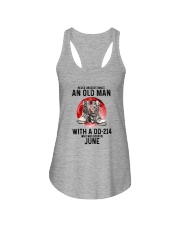 6 DD-214 old man Ladies Flowy Tank tile