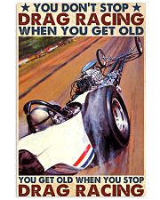 Drag racing you dont stop 24x36 Poster front