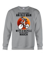 03 cycling never old man Crewneck Sweatshirt tile