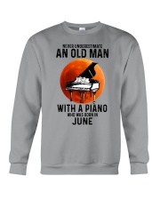 06 piano never old man Crewneck Sweatshirt tile
