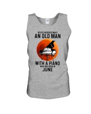 06 piano never old man Unisex Tank tile
