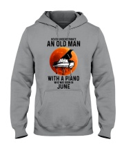 06 piano never old man Hooded Sweatshirt tile