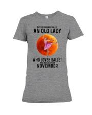 11 ballet old lady Premium Fit Ladies Tee tile