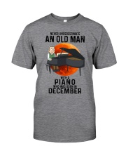 12 piano old mannn never Classic T-Shirt front