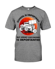red school-sprint car racing Premium Fit Mens Tee tile