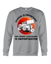 red school-sprint car racing Crewneck Sweatshirt tile