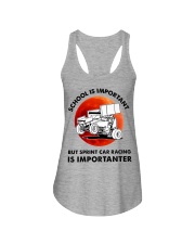 red school-sprint car racing Ladies Flowy Tank tile