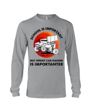 red school-sprint car racing Long Sleeve Tee tile