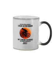 07 Cycling OId Man German Color Changing Mug tile
