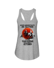 10 team roping never Ladies Flowy Tank tile