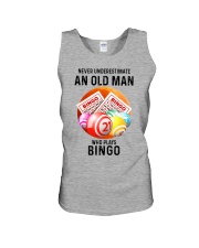 bingo old man Unisex Tank tile