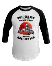 most-old-men-kart-racing Baseball Tee tile