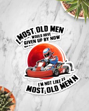 most-old-men-kart-racing Sticker - 2 pack (Vertical) aos-sticker-2-pack-vertical-lifestyle-front-06
