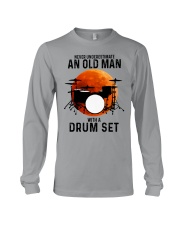drum set never old man Long Sleeve Tee tile