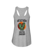 01 cactus never old man Ladies Flowy Tank tile