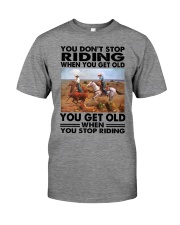 team roping riding Premium Fit Mens Tee tile