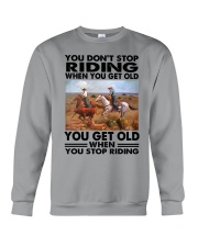 team roping riding Crewneck Sweatshirt tile