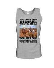 team roping riding Unisex Tank tile