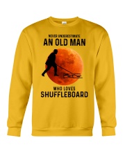 shuffleboarding old man Crewneck Sweatshirt tile