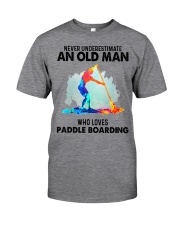 never paddle boarding Classic T-Shirt tile