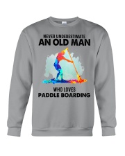 never paddle boarding Crewneck Sweatshirt tile