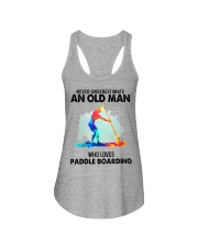 never paddle boarding Ladies Flowy Tank tile