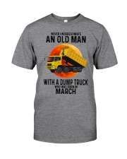 03 dump truck old man color Classic T-Shirt front