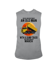 03 dump truck old man color Sleeveless Tee tile