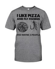 likepizza-Fly fishing Classic T-Shirt front