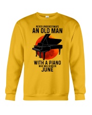 06 piano never old man Crewneck Sweatshirt tile
