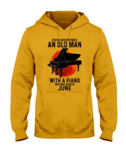 06 piano never old man Hooded Sweatshirt tile
