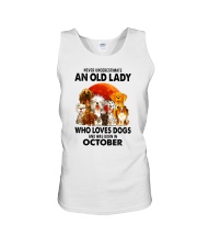 Dogs-old-lady-10 Unisex Tank tile