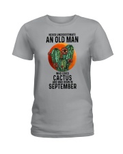 09 cactus never old man Ladies T-Shirt tile