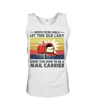 Mail carrier Old Lady Unisex Tank tile