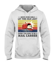 Mail carrier Old Lady Hooded Sweatshirt tile