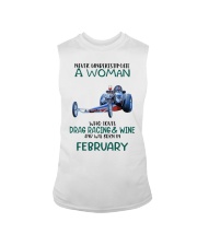 02 drag racing funny Sleeveless Tee tile