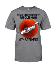 trumpet never old man Classic T-Shirt front