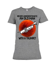 trumpet never old man Premium Fit Ladies Tee tile