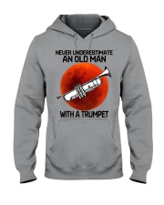 trumpet never old man Hooded Sweatshirt tile
