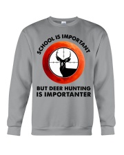 red school-deer hunting Crewneck Sweatshirt tile