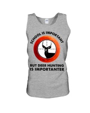 red school-deer hunting Unisex Tank tile