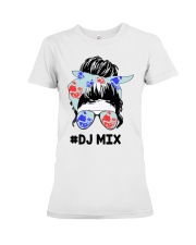 Dj mix Old Lady Premium Fit Ladies Tee tile