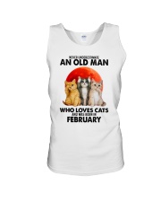 cats-old-man-2 Unisex Tank tile