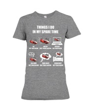 things ido Dirt track racing Premium Fit Ladies Tee tile