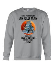 drag racing old man never 06 Crewneck Sweatshirt tile
