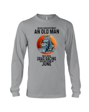 drag racing old man never 06 Long Sleeve Tee tile